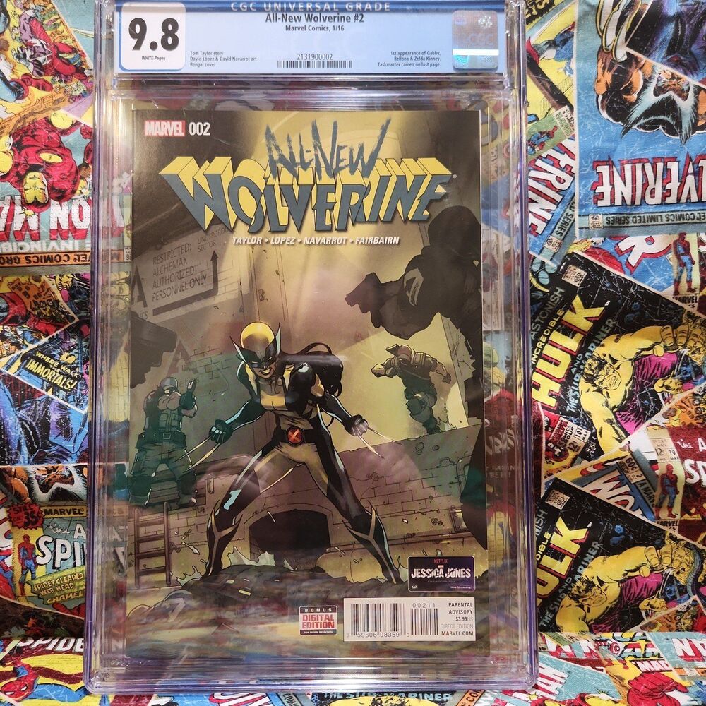All-new Wolverine #2 CGC graded 9.8